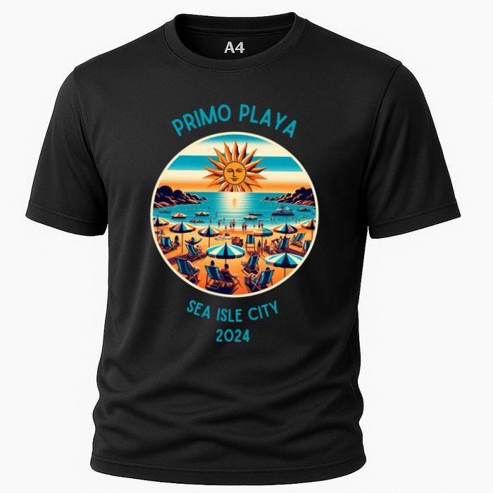 Primo Playa Fun Beach Scene Performance Shirt