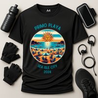 Primo Playa Fun Beach Scene Performance Shirt