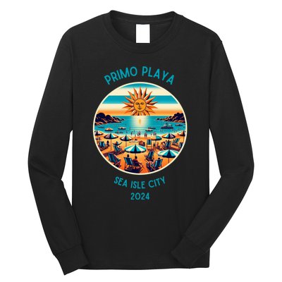 Primo Playa Fun Beach Scene Long Sleeve Shirt