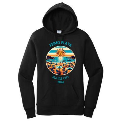 Primo Playa Fun Beach Scene Women's Pullover Hoodie
