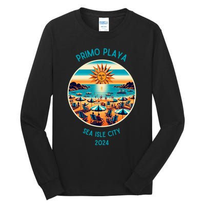 Primo Playa Fun Beach Scene Tall Long Sleeve T-Shirt