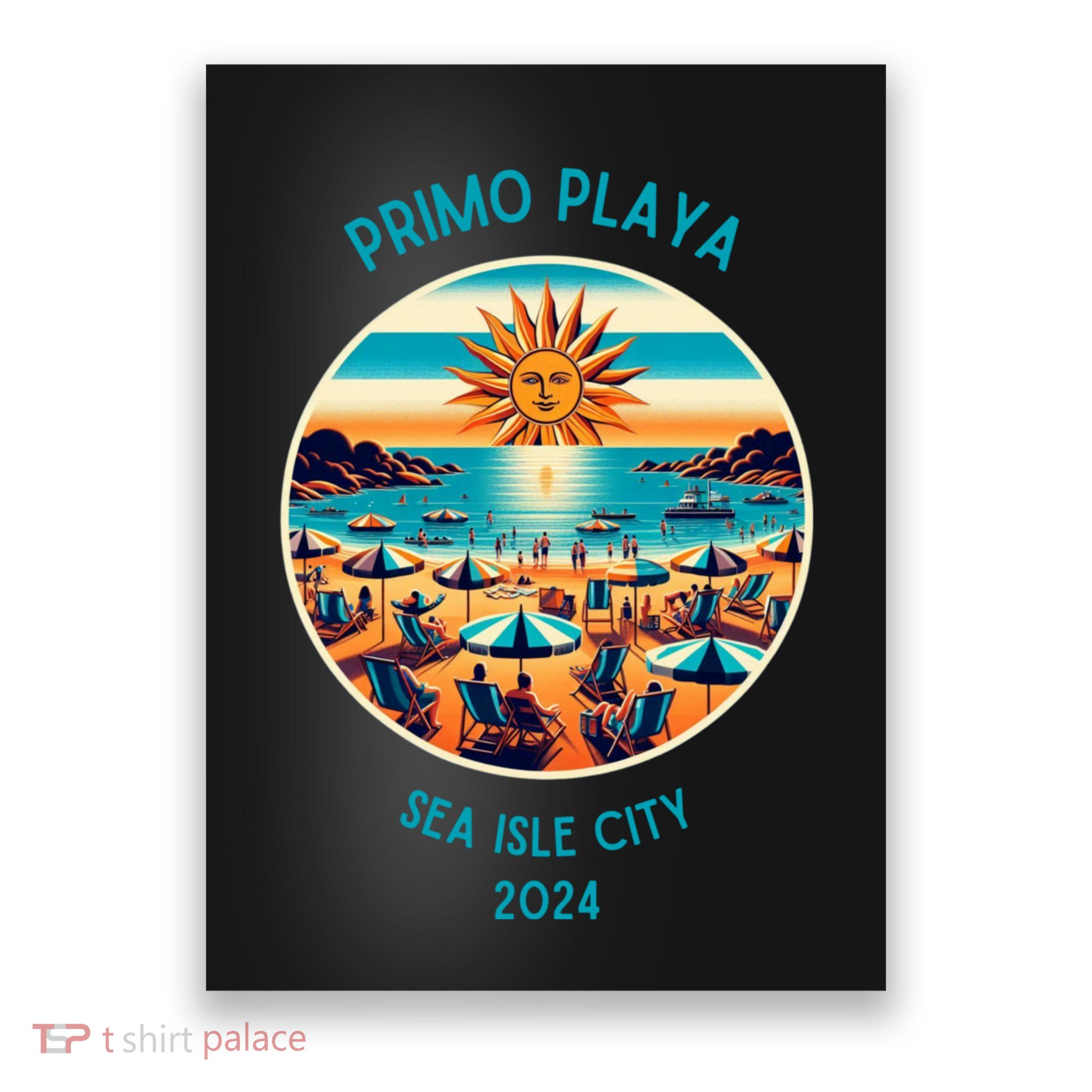 Primo Playa Fun Beach Scene Poster