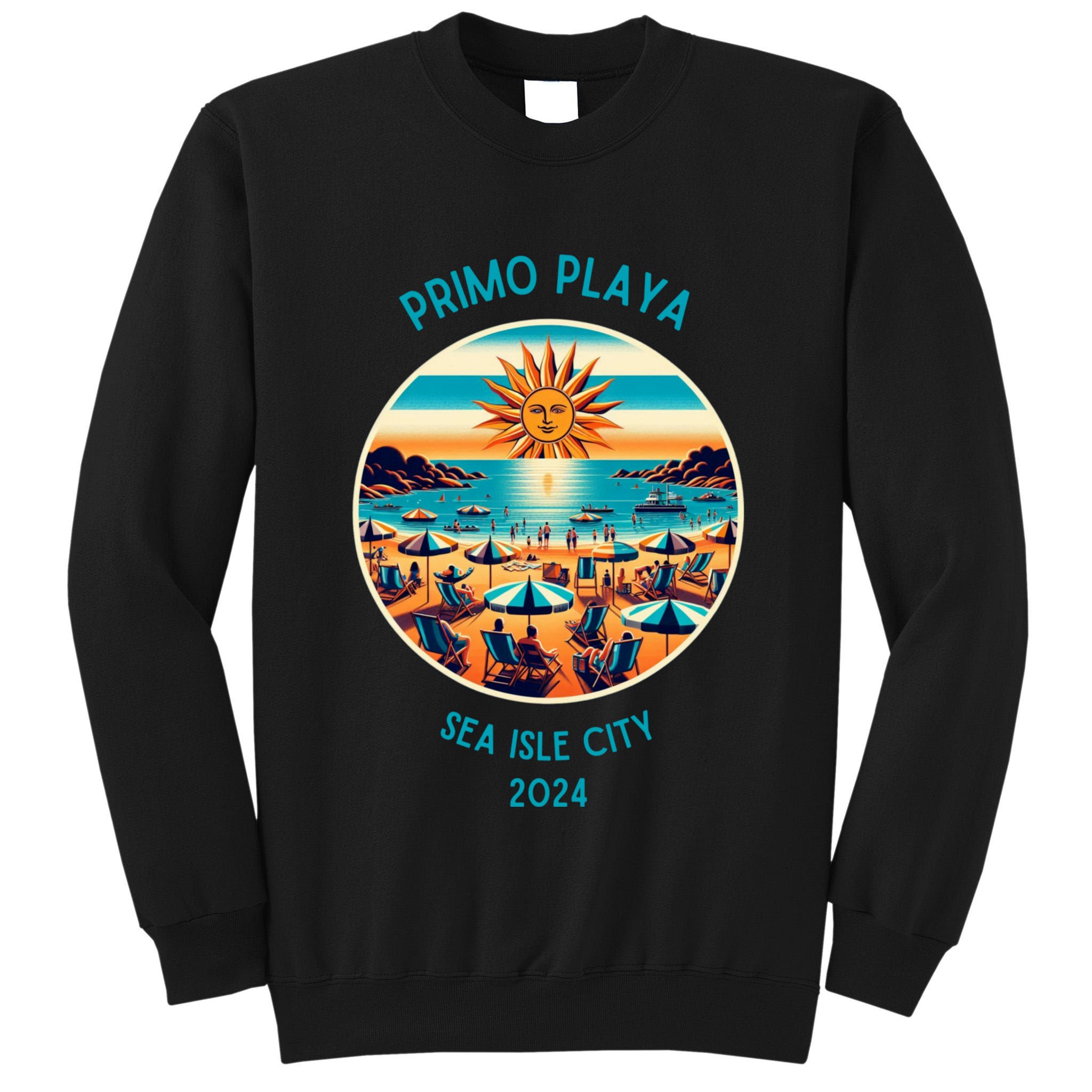 Primo Playa Fun Beach Scene Tall Sweatshirt
