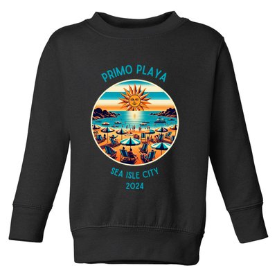 Primo Playa Fun Beach Scene Toddler Sweatshirt