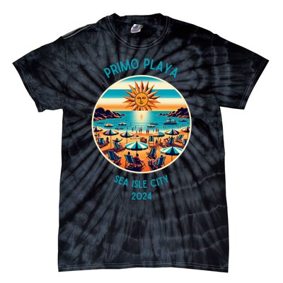 Primo Playa Fun Beach Scene Tie-Dye T-Shirt