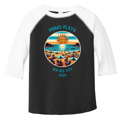 Primo Playa Fun Beach Scene Toddler Fine Jersey T-Shirt