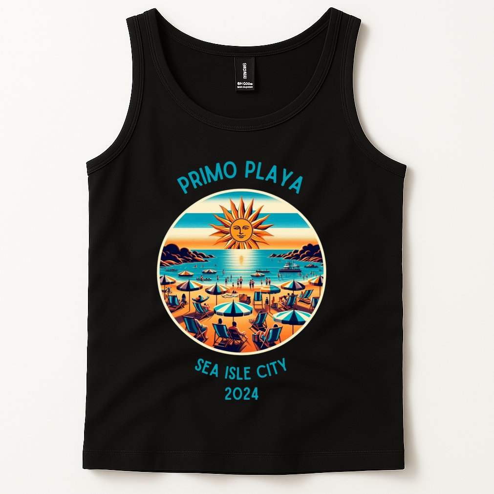 Primo Playa Fun Beach Scene Tank Top