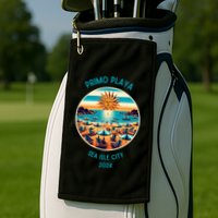 Primo Playa Fun Beach Scene Golf Towel