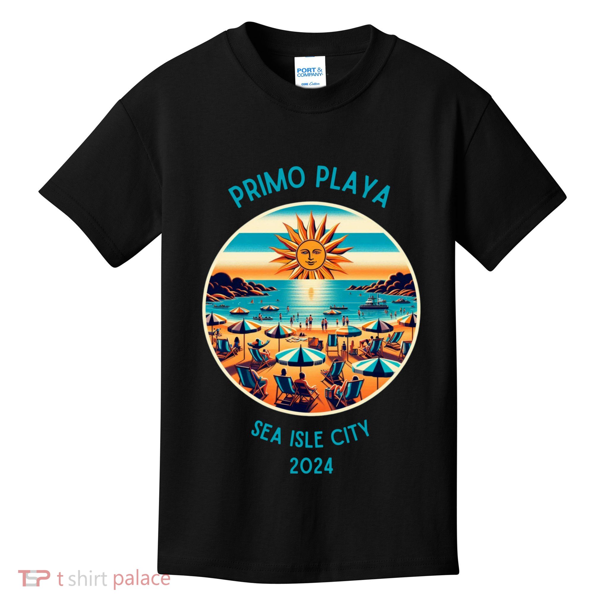 Primo Playa Fun Beach Scene Kids T-Shirt