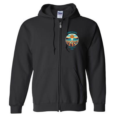Primo Playa Fun Beach Scene Full Zip Hoodie