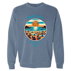 Primo Playa Fun Beach Scene Garment-Dyed Sweatshirt