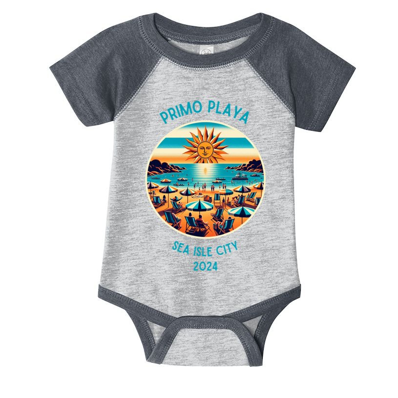 Primo Playa Fun Beach Scene Infant Baby Jersey Bodysuit