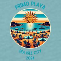 Primo Playa Fun Beach Scene Sueded Cloud Jersey T-Shirt
