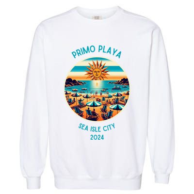 Primo Playa Fun Beach Scene Garment-Dyed Sweatshirt