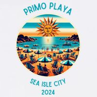 Primo Playa Fun Beach Scene Garment-Dyed Sweatshirt