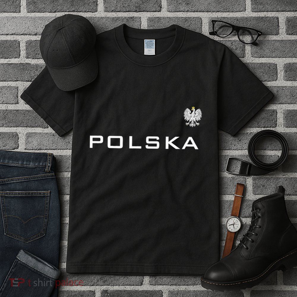 Polska Poland Flag Sports Athletic Jersey Style Tall T-Shirt