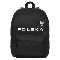 Polska Poland Flag Sports Athletic Jersey Style 16 in Basic Backpack