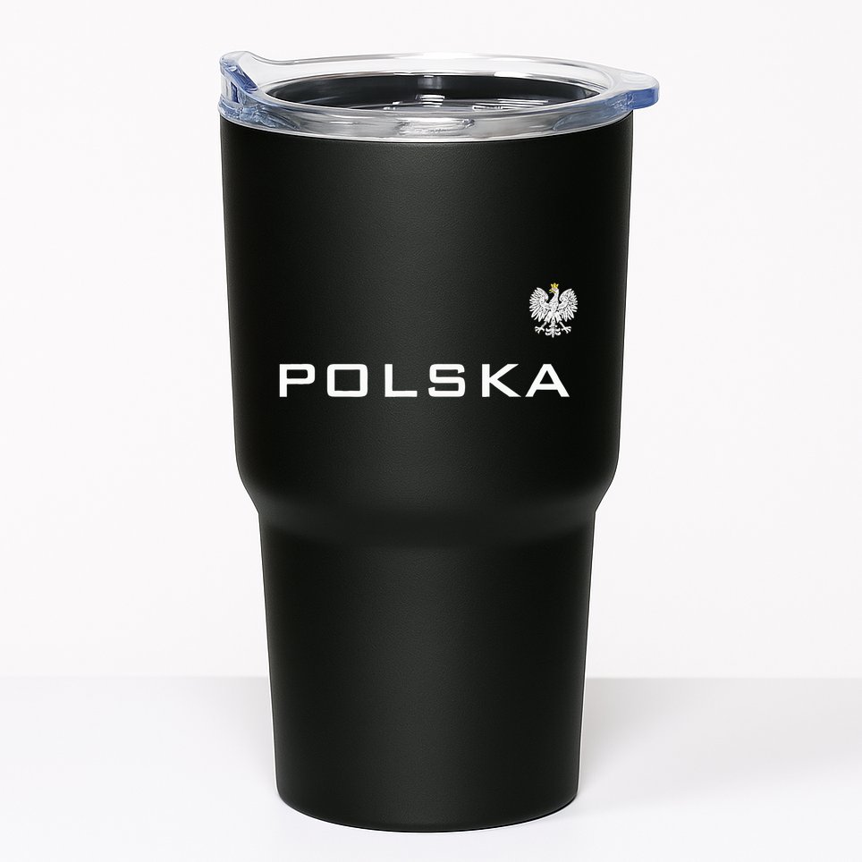Polska Poland Flag Sports Athletic Jersey Style Tumbler