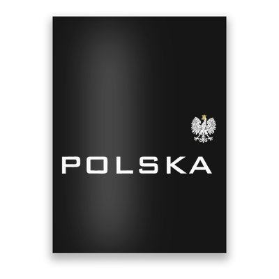 Polska Poland Flag Sports Athletic Jersey Style Poster