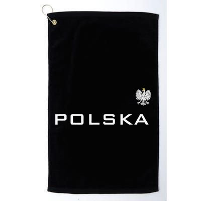 Polska Poland Flag Sports Athletic Jersey Style Golf Towel