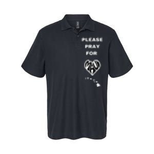 Please Pray For Maui Pray For Hawaii Softstyle Adult Sport Polo