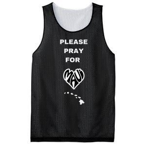 Please Pray For Maui Pray For Hawaii Mesh Reversible Basketball Jersey Tank