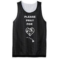 Please Pray For Maui Pray For Hawaii Mesh Reversible Basketball Jersey Tank