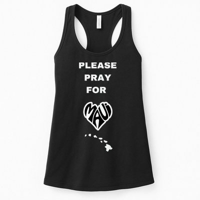 Please Pray For Maui Pray For Hawaii Womens Tank Top