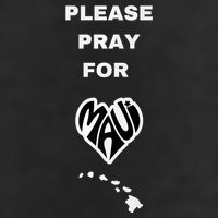 Please Pray For Maui Pray For Hawaii Golf Towel