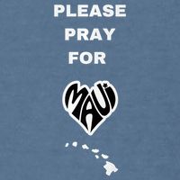 Please Pray For Maui Pray For Hawaii Garment-Dyed Sweatshirt