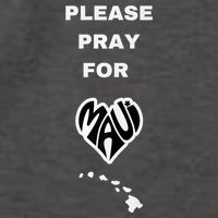 Please Pray For Maui Pray For Hawaii Vector Backpack