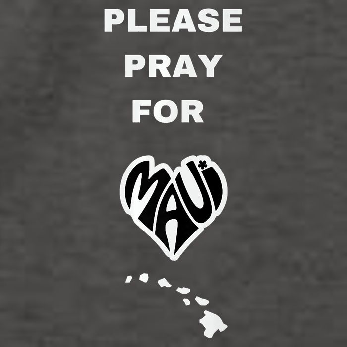 Please Pray For Maui Pray For Hawaii Vector Backpack