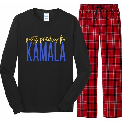 Pretty Poodles For Kamala Long Sleeve Pajama Set