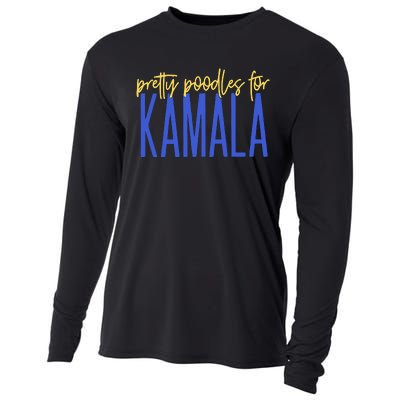 Pretty Poodles For Kamala Cooling Performance Long Sleeve Crew