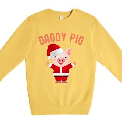 Peppa Pig Funny Daddy Pig Premium Crewneck Sweatshirt