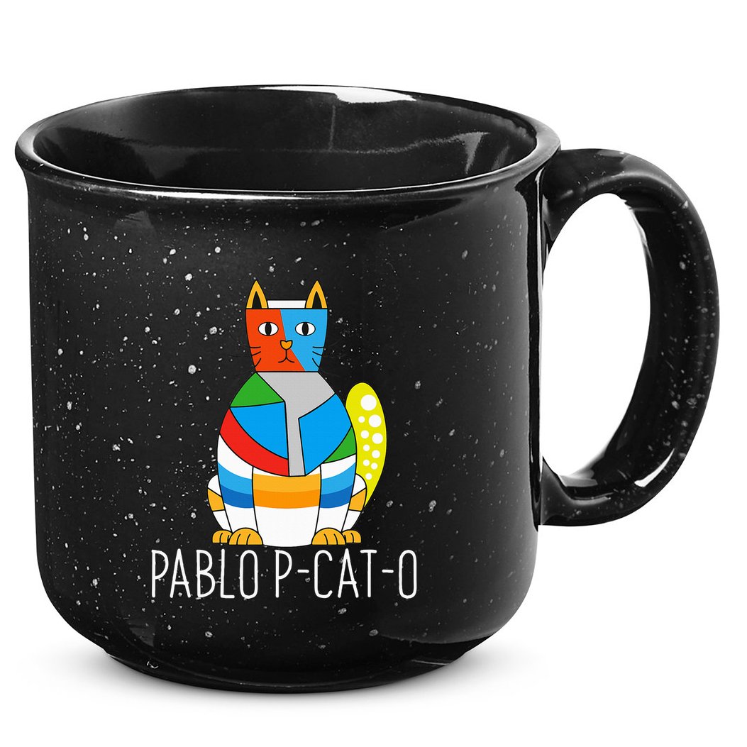 Pablo Pcato Famous Artist Picatsso Art Teacher 15oz Campfire Ceramic Mug