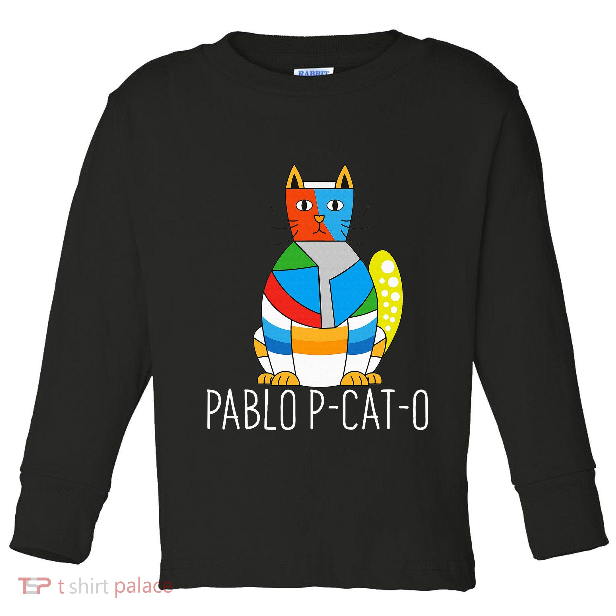 Pablo Pcato Famous Artist Picatsso Art Teacher Toddler Long Sleeve Shirt