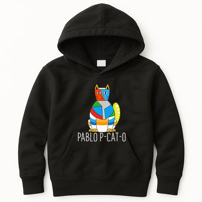 Pablo Pcato Famous Artist Picatsso Art Teacher Kids Hoodie