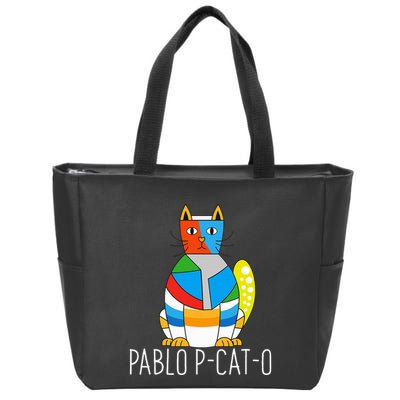 Pablo Pcato Famous Artist Picatsso Art Teacher Zip Tote Bag