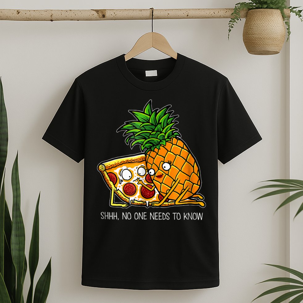 Pineapple Pizza Funny Pepperoni Pizzas T-Shirt