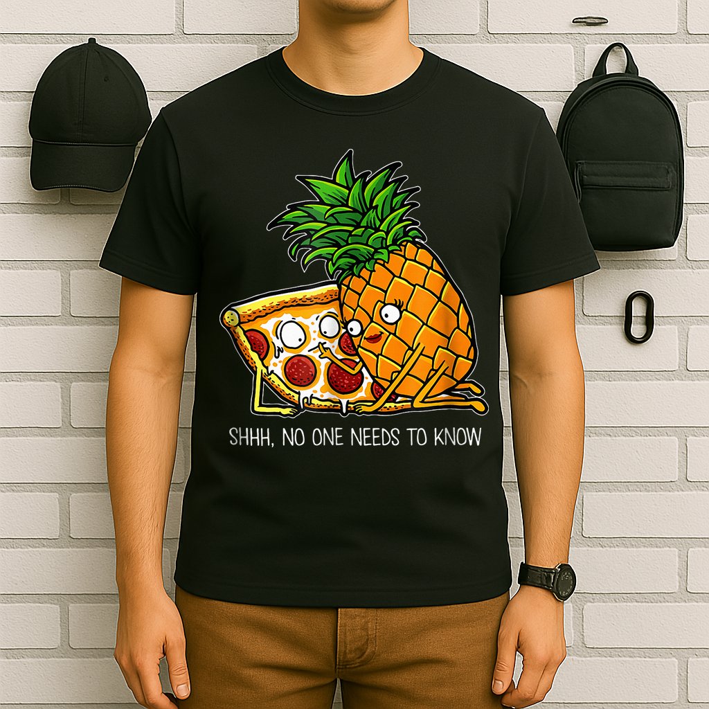 Pineapple Pizza Funny Pepperoni Pizzas T-Shirt