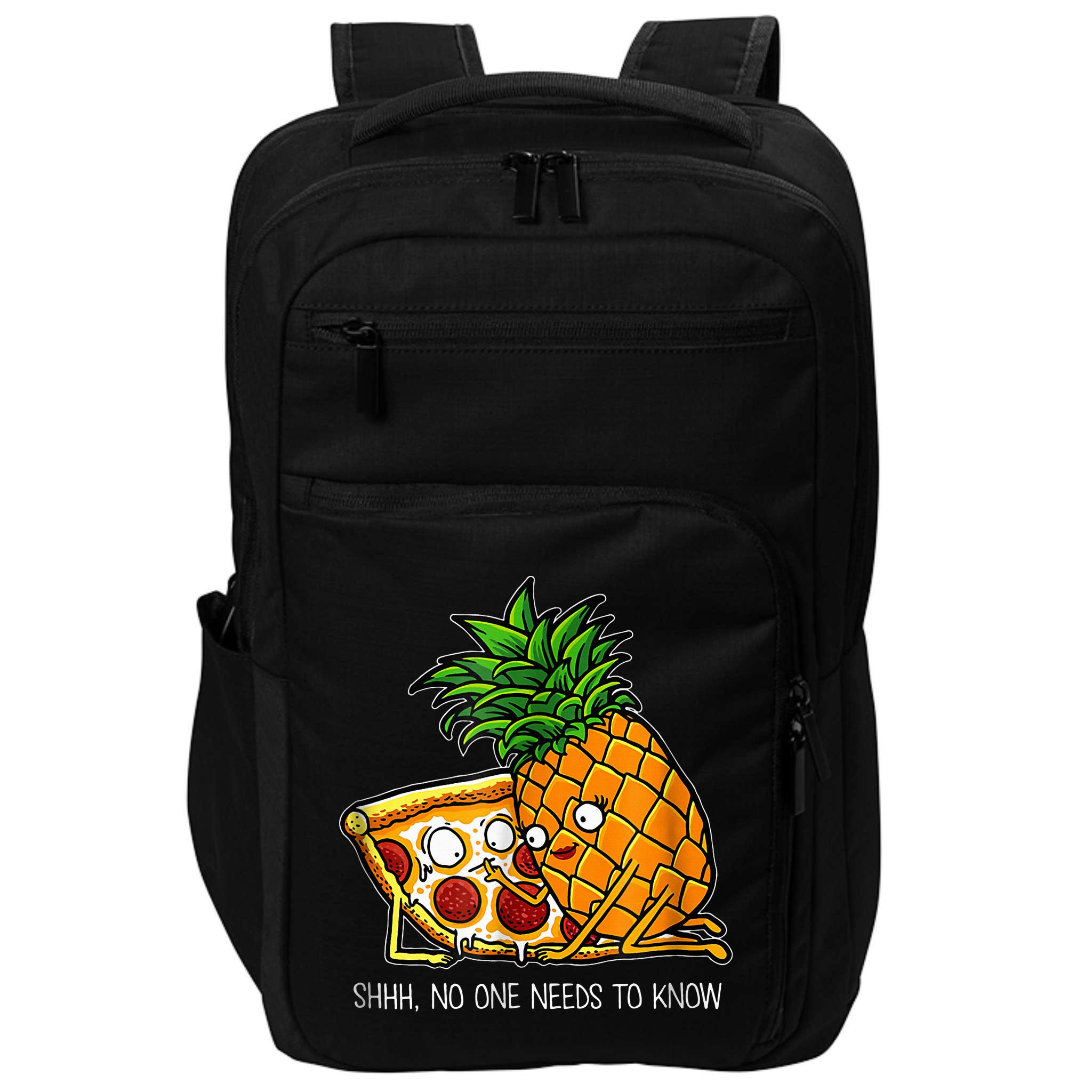 Pineapple Pizza Funny Pepperoni Pizzas Impact Tech Backpack