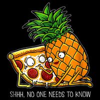 Pineapple Pizza Funny Pepperoni Pizzas Button