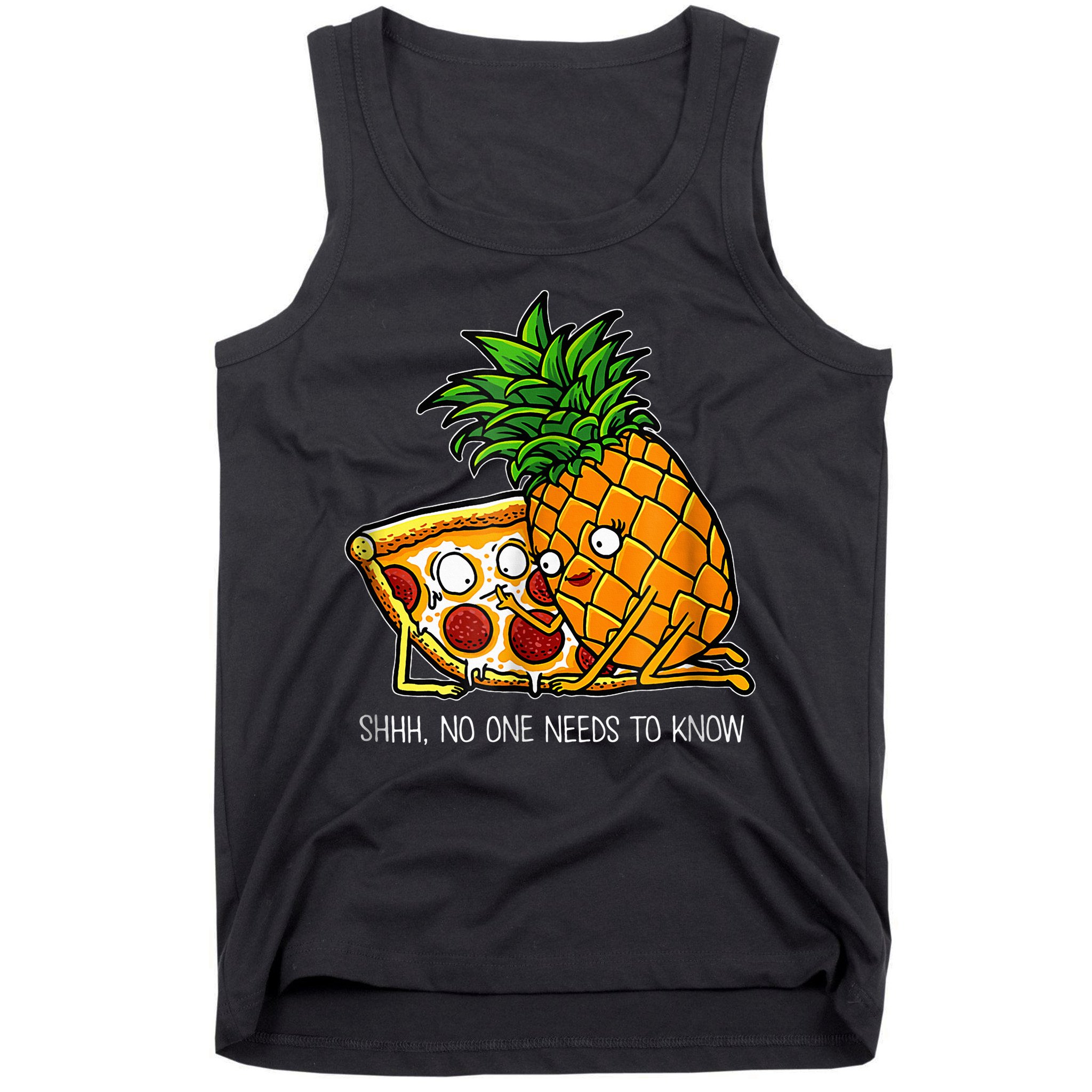 Pineapple Pizza Funny Pepperoni Pizzas Tank Top