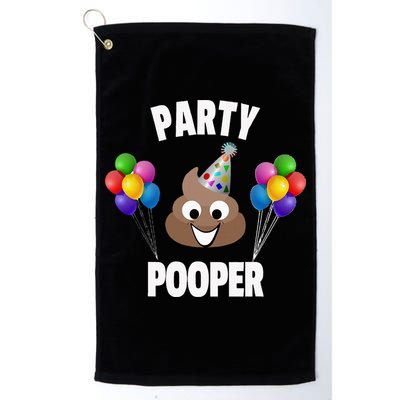 Party Pooper Funny Birthday Party For Birthday Gift Golf Towel