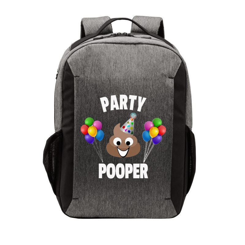 Party Pooper Funny Birthday Party For Birthday Gift Vector Backpack