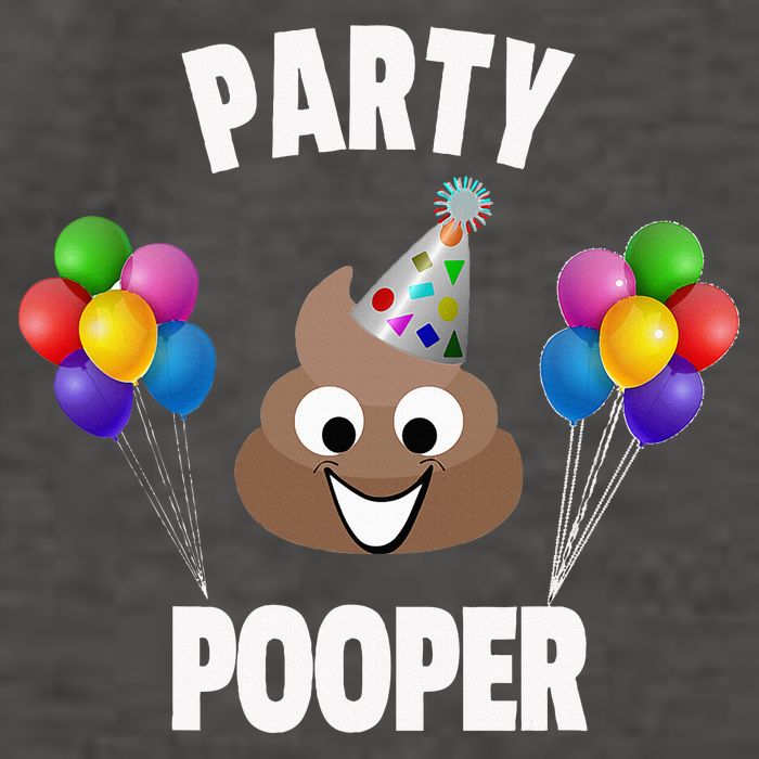 Party Pooper Funny Birthday Party For Birthday Gift Vector Backpack