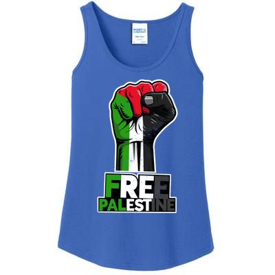 Palestine Palestine Flag Palestinian Fist Free Palestine Great Gift Ladies Essential Tank