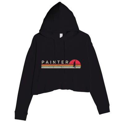 Painter Painters For Painter Crop Fleece Hoodie