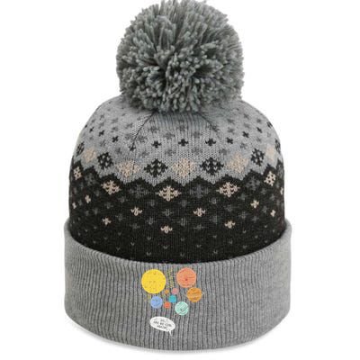 Pluto Planet Funny Solar System Gift Pluto Never Forget Gift The Baniff Cuffed Pom Beanie